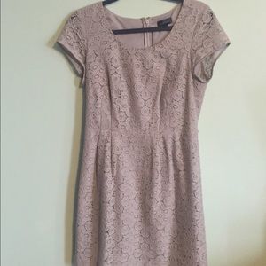 The Limited dress with lace overlay